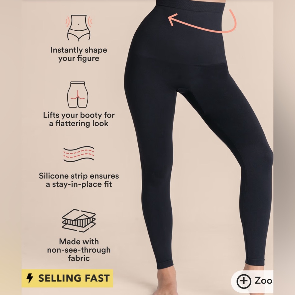 Shapermint Black Leggings - Picture 7 of 11